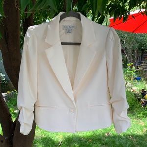 Rachel Zoe White Cropped Blazer (NWOT)